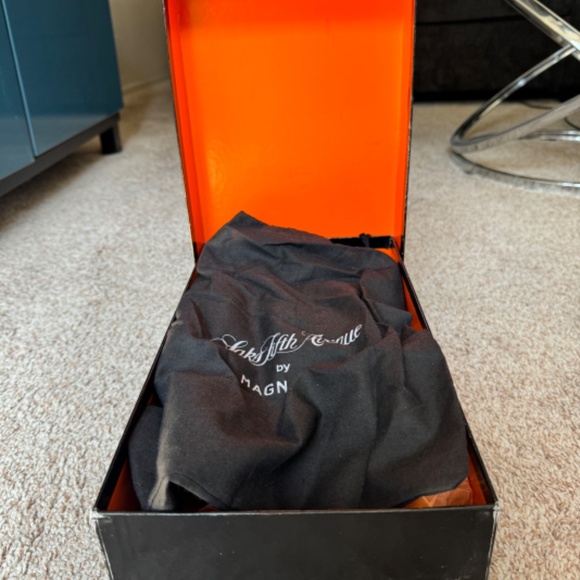 MAGNANNI GREY (CHARCOAL) MEDALLION PLAIN TOE MONK STRAP - Picture 9 of 9